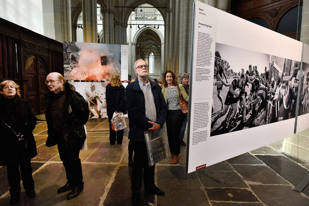 The 2017 World Press Photo Exhibition is on display at De Nieuwe Kerk, Amsterdam till 9th July 2017 © Evert Elzinga