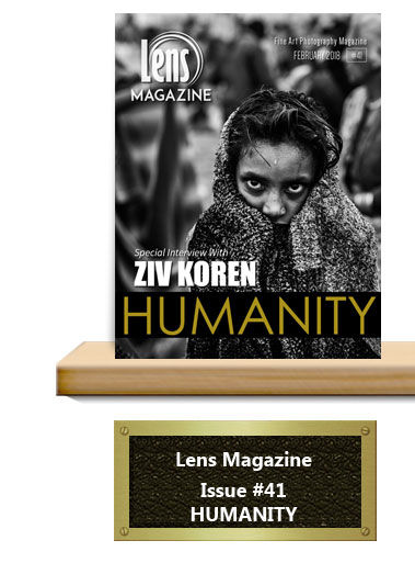 Ziv Koren Interview on the Cover of Lens Magazine Issue 41 Humanity