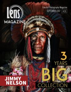 Jimmy Nelson on Lens Magazine Issue 36 Cover,The BIG Collection. 3 years celebration.