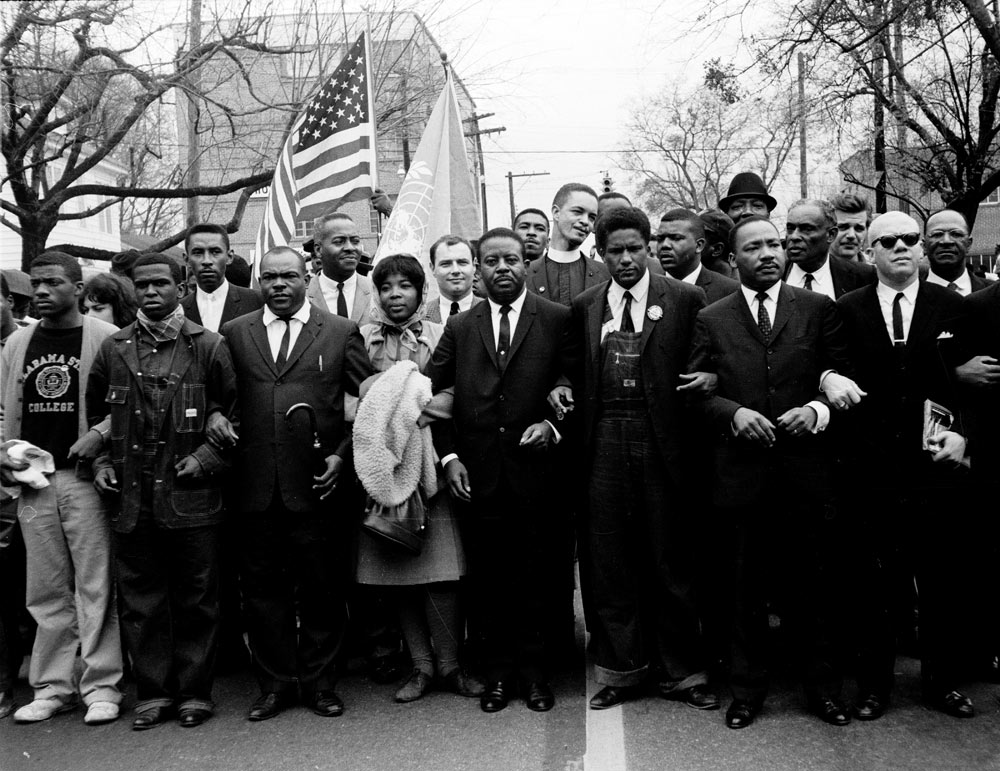 The Selma March Entering Montgomery, Alabama. 1965 Steve Schapiro © All Rights Reserved.