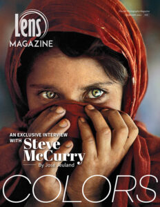 Lens Magazine February 2022. Steve McCurry Interview in Lens Magazine