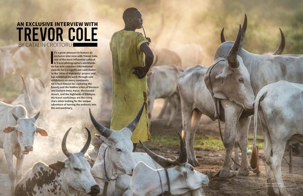 Herder and his cattle. 
Trevor Cole © All rights reserved. Lens Magazine July 2021 Issue #82