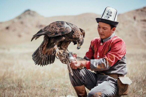 Golden eagle hunter Joe Buergi © All rights reserved. Lens Magazine Issue #88