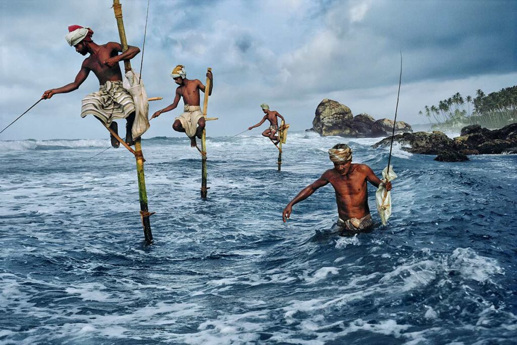 Fisherman at Weligama Sri Lanka, 1995
Fuji Crystal Archive Print.
Steve McCurry © All rights reserved. 