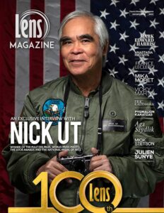 Lens Magazine January 2023. The 100th issue. An exclusive Interview with Nick Ut