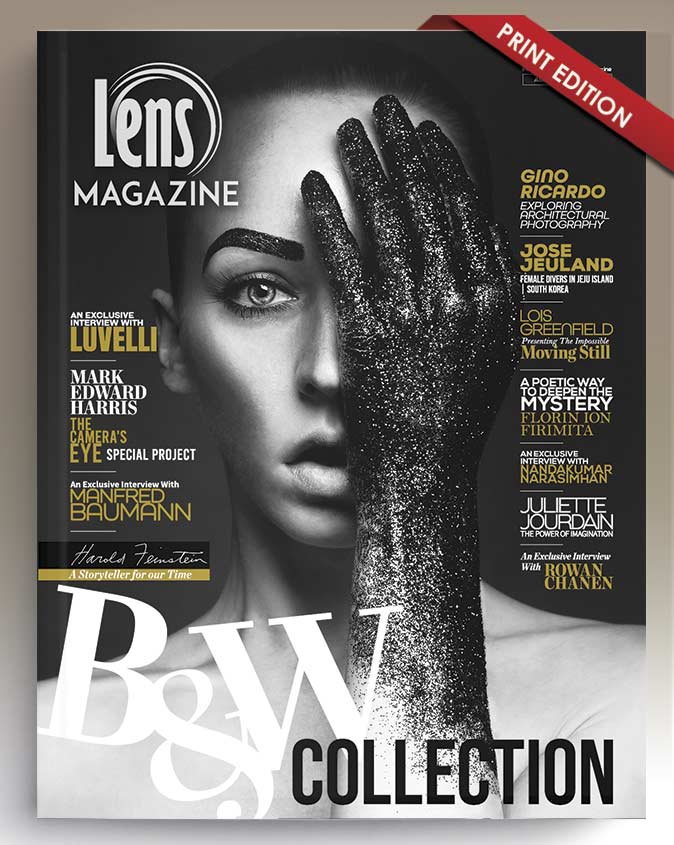 Lens Magazine August 2024 Issue #119. B&W Collection, PRINT EDITION