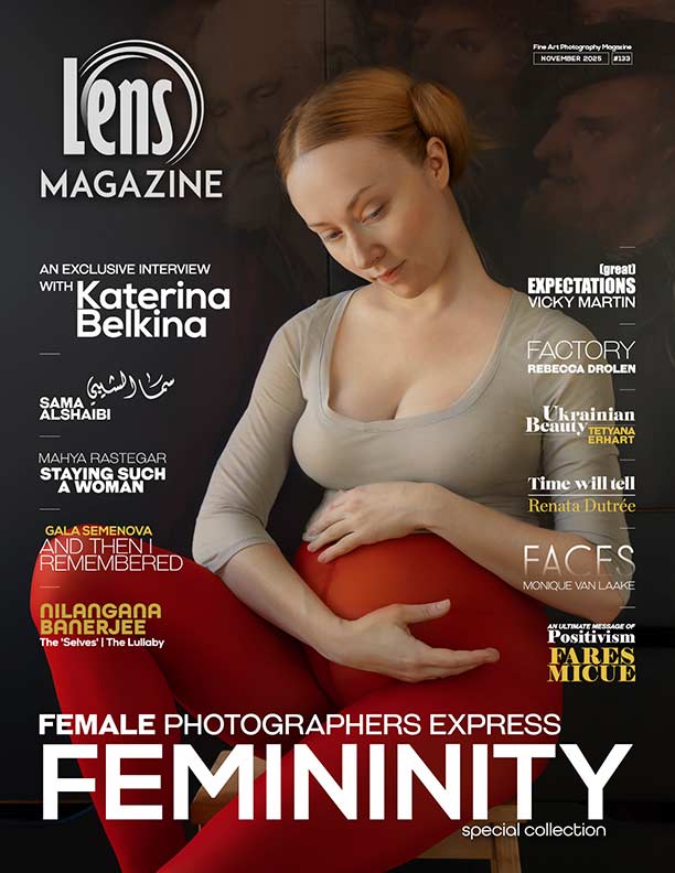 Lens Magazine November Edition #133 Female photographers express femininity. Special Collection