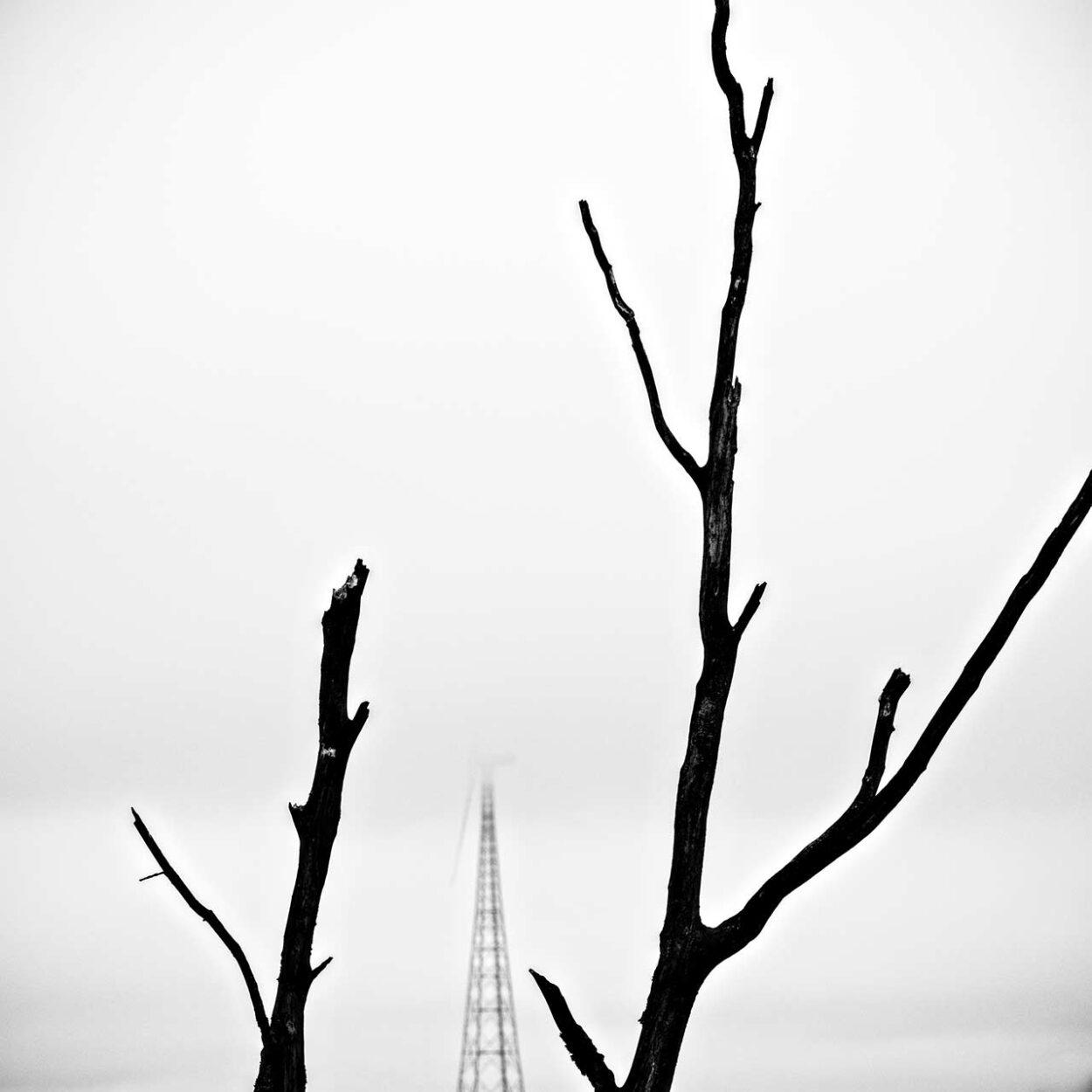 Wind Turbine in the Fog, Siegen, Germany, 2021. Ralf Dreier © All rights reserved