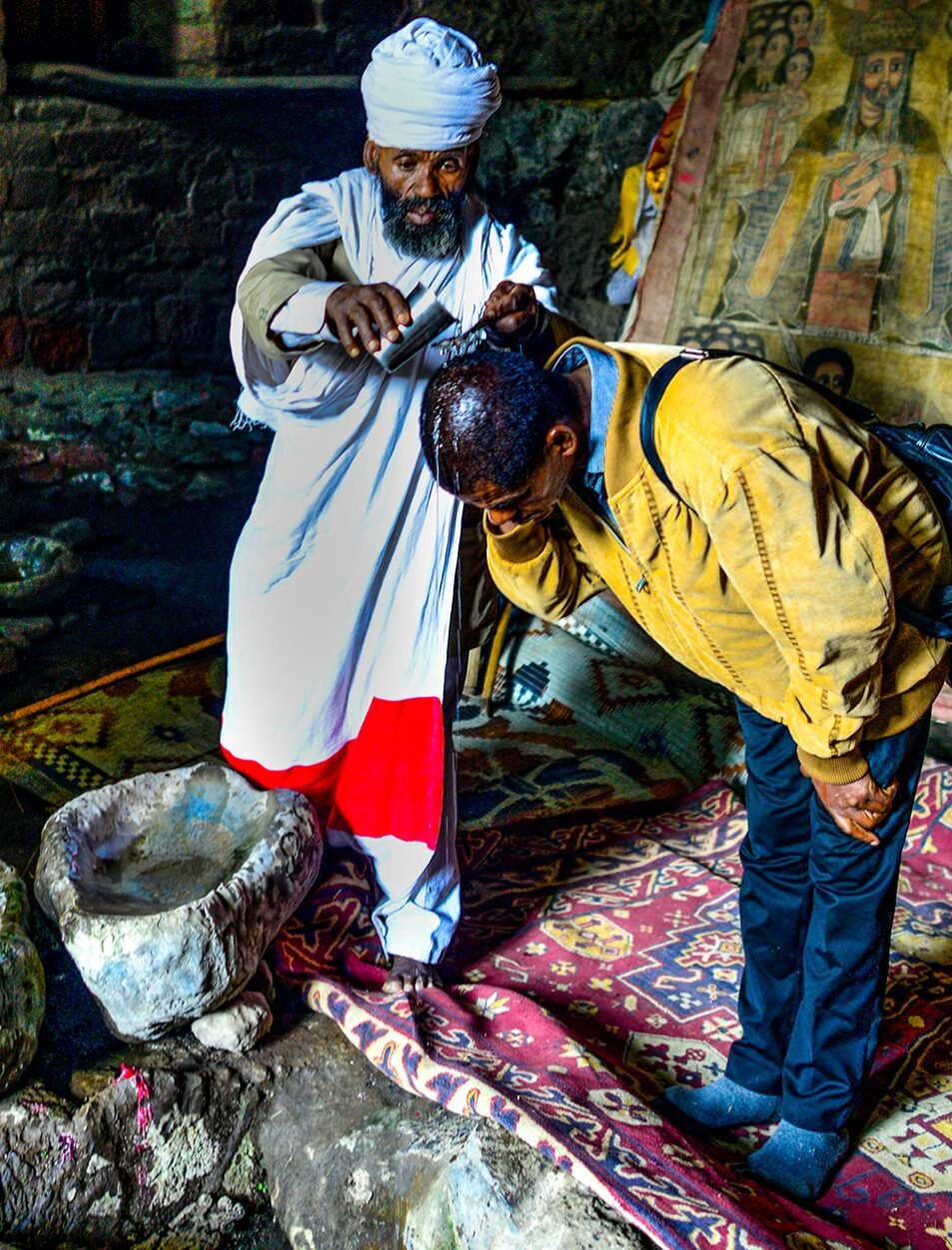 Baptising a new congregant
Frank Binder © All rights reserved.
