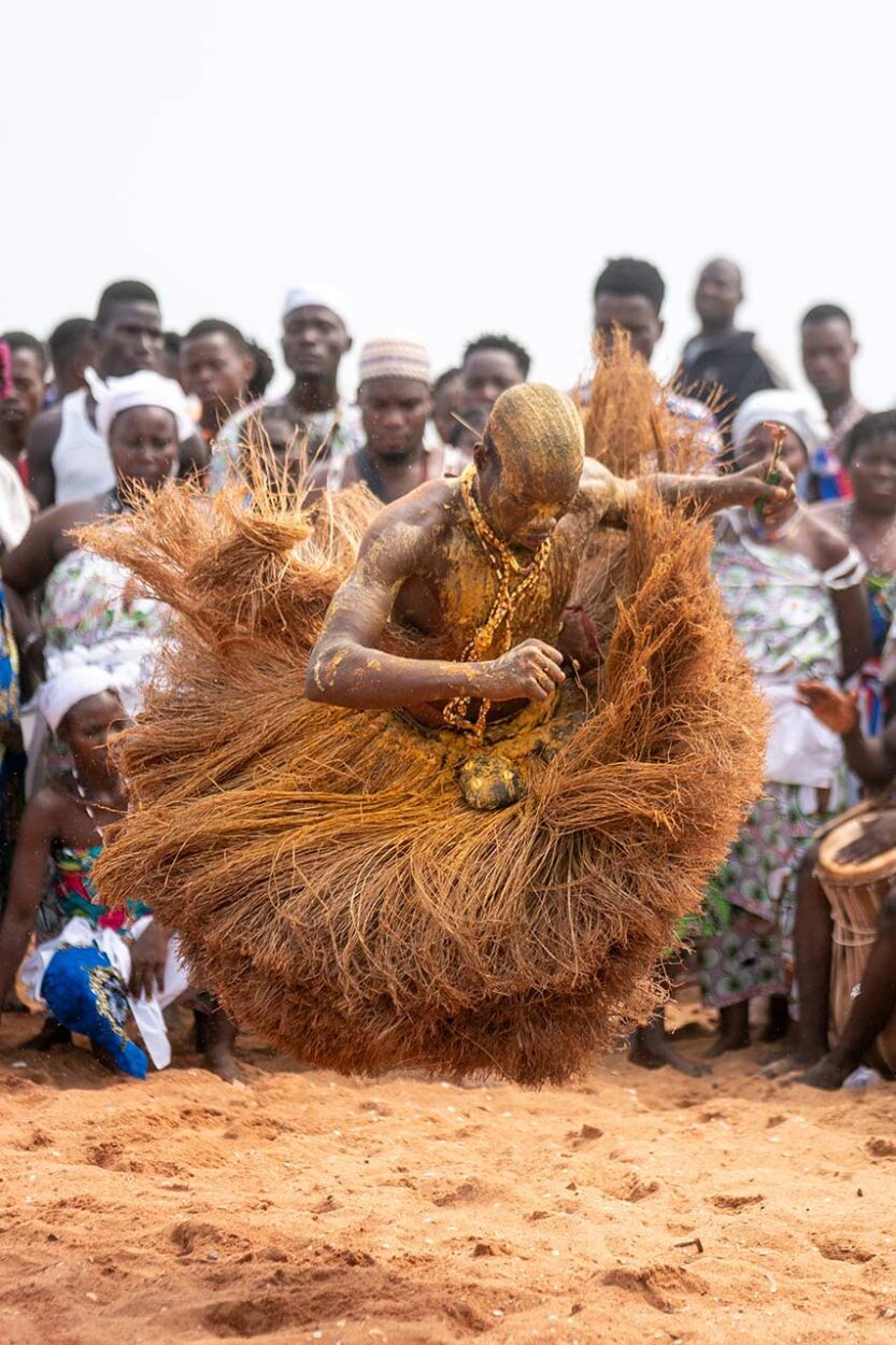 Koku in Mid Air
A Koku Dancer takes to the air at the annual Voodoo festival in Benin.
Inger Vandyke © All rights reserved.