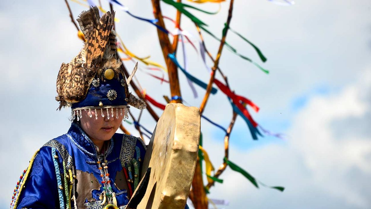 Shamans in Tuva. 
Mediators Between Humans and Spirits. Holger Hoffmann © All rights reserved. 